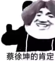 蔡徐坤的肯定